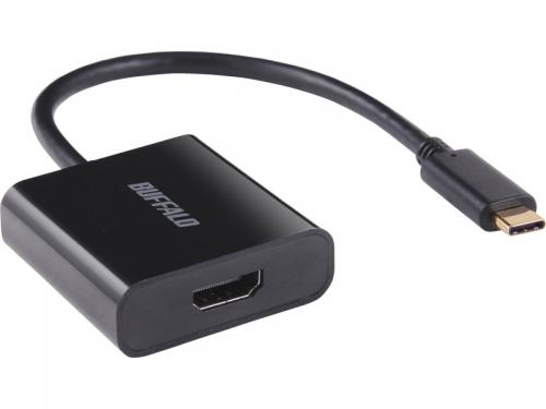 BUFFALO BDCHDBK ディスプレイ変換アダプタ USB Type-C - HDMI ブラック