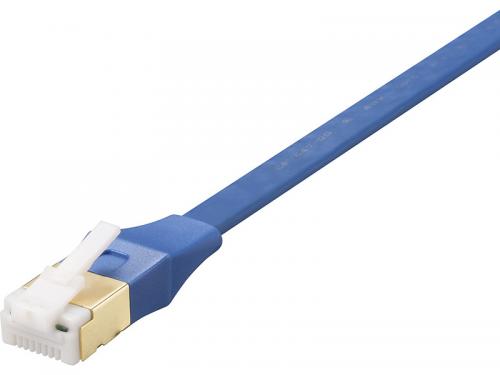 樂天商城 - BUFFALO BL7TF20BL ツメ折れないCat7 LANケーブル フラット 2m ブルー