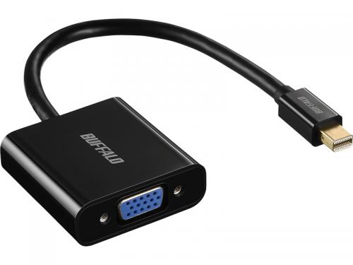 樂天商城 - BUFFALO BMDPVGBK Mini DisplayPort/Thunderbolt-VGA変換アダプタ ブラック