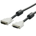BUFFALO BSDCDED20 ディスプレイ延長ケーブル DVI-Dオス:DVI-Dメス コア付 2.0m