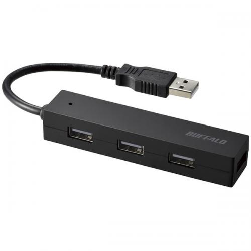 BUFFALO BSH4U050U2BK USB2.0 バスパワー 4ポ