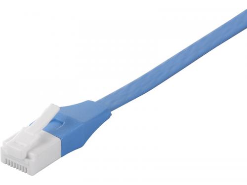 BUFFALO BSLS6AFU15BL Cat6A ツメの折れないLANケーブル フラット ストレート 1.5m ブルー