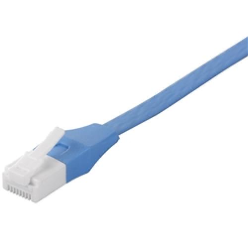 Rakuten - BUFFALO BSLS6FU05BL2 ツメの折れないLANケーブル カテゴリー6 ストレート フラット 0.5m ブルー