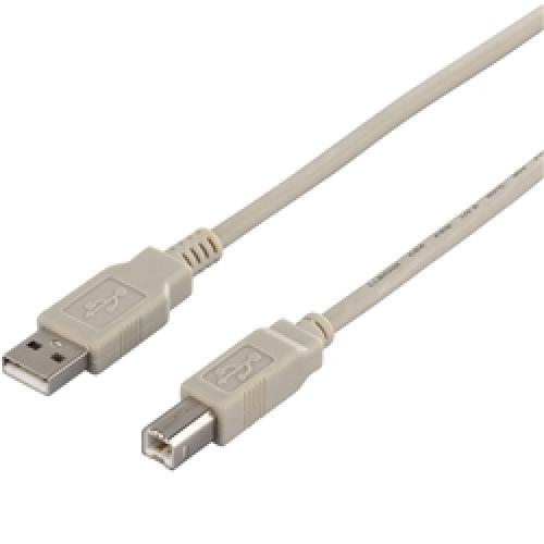 BUFFALO BSUAB207IV USB2.0ケーブル（A to B） 0.7m アイボリー