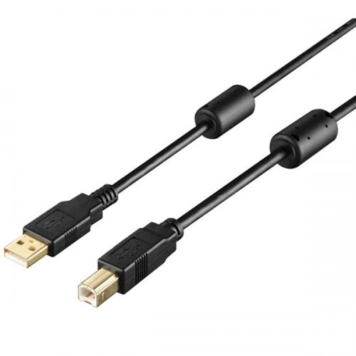 樂天商城 - BUFFALO BU2ABF10BK USB2.0 A to B フェライトコア付ケーブル 1.0m ブラック