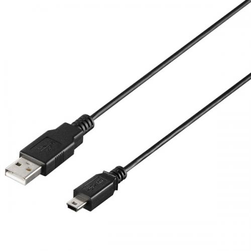 BUFFALO BU2AMN05BK USB2.0 A to miniB �����֥� 0.5m �֥�å�