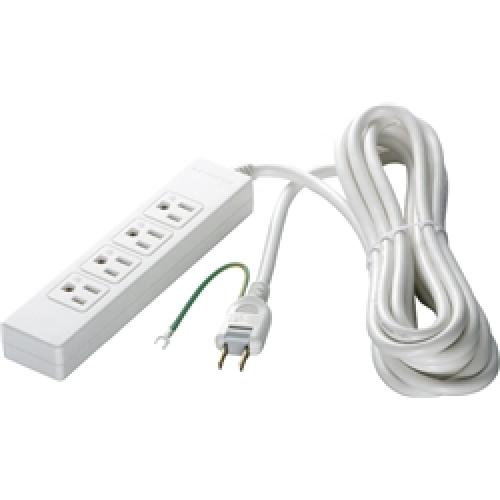 BUFFALO BSTAPST3420WH 3�ԥ��Ÿ����å� 4�ĸ������� 2m �ۥ磻��