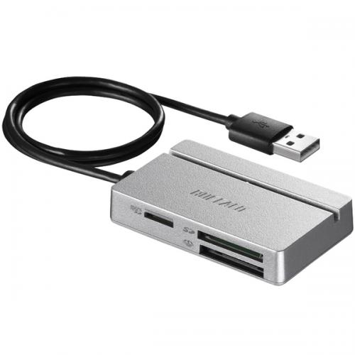 BUFFALO BSCR100U2SV USB2.0 マルチカードリ