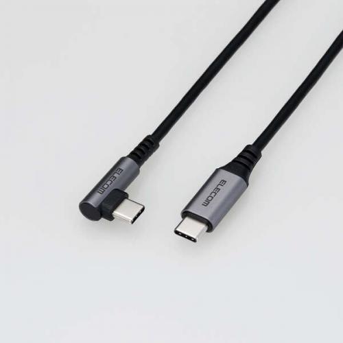 ELECOM MPA-CCL12NBK USB Type-CP[u/X}zp/USB(C-C)/USB Power DeliveryΉ/Fؕi/LRlN^/RہERECX/1.2m/ubN