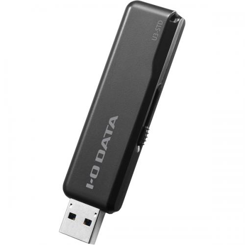 I-O DATA U3-STD16GR K USB3.1 Gen 1 USB3.0 USB2.0対応 スタンダードUSBメモリー ブラック 16GB