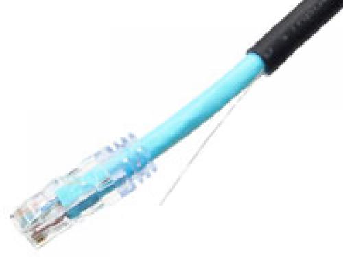 �������Ż� C6AS-OD-BK-65 ���ƥ���6A �����ѥ����֥� ñ�� ���ȥ졼�� �� 65m