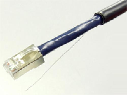 �������Ż� C6X-OD-STP-BK-80 ���ƥ���6 STP �����ѥ����֥� ñ�� 1000BASE-TX������ �� 80m