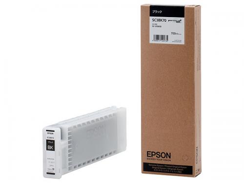 EPSON SC3BK70 SureColor用 インクカートリッジ/700ml（ブラック）