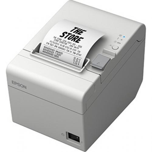 EPSON T203UE086W レシートプリンター/用紙幅58mm・80mm（選択可）/USB＋有線LAN/電源同梱/壁掛け金具..