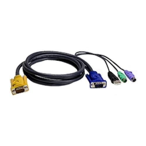 型番:2L-5302UPJANコード:4710423777361PS/2、USB、アナログVGAインターフェース一体型のKVMケーブルです。CS82U、CS84U、CL5800、CL5808、CL5816等の製品に対応しています。