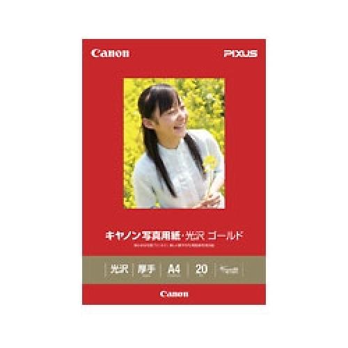 Rakuten - CANON 2310B006 写真用紙・光沢 ゴールド A4 20枚 GL-101A420