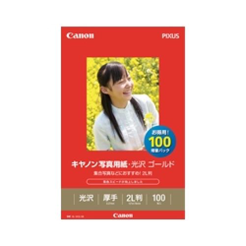 Rakuten - CANON 2310B034 写真用紙・光沢 ゴールド 2L判 100枚