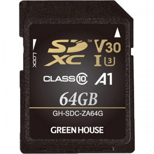 O[nEX GH-SDC-ZA64G SDXCJ[h UHS-I U3 V30 A1 64GB