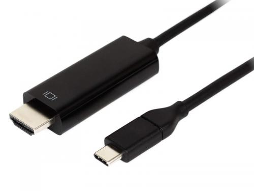 O[nEX GH-TCHDA180-BK USB3.1 Type-C - HDMIϊP[u 1.8m