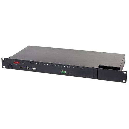 シュナイダーエレクトリック(旧APC)KVM1116RAPCKVM2G、Digital/IP、1Remote/1LocalUser、16PortswithVirtualMedia-FIPS140-2