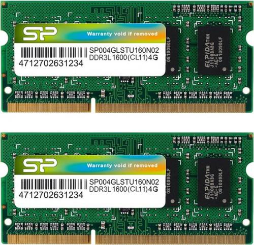 Silicon Power(ꥳѥ) SP008GLSTU160N22 1.35VŰۥ⥸塼 204Pin SO-DIMM DDR3L-1600(PC3L-12800) 4GB2 ֥ꥹѥå