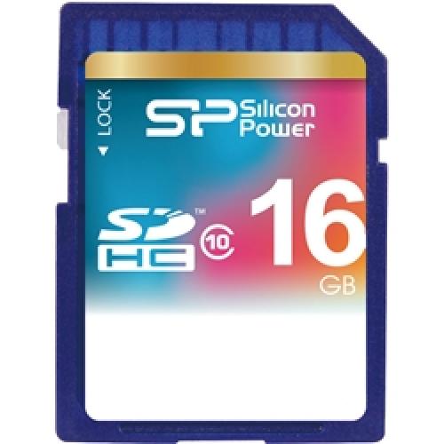 Silicon Power(VRp[) SP016GBSDH010V10 SDHC[J[h 16GB (Class10) ivۏ
