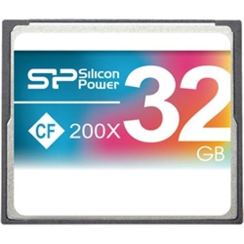 Silicon Power(シリコンパワー) SP032GBCFC200V10 コンパクトフラッシュカード 200倍速 32GB ブリスターパッケージ 5年保証