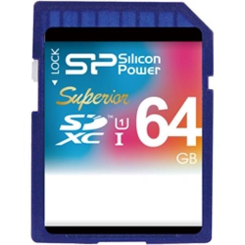 Silicon Power(VRp[) SP064GBSDXCU1V10 yUHS-1ΉzSDXCJ[h 64GB Class10 vf Ǎ85MB/s 40MB/siőlj