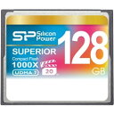 Silicon Power(シリコンパワー) SP128GBCFC1K0V10 コンパクトフラッシュカード 1000倍速 128GB 5年保証