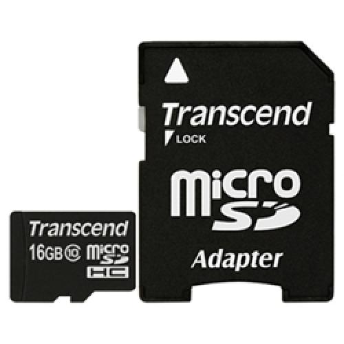 Transcend TS16GUSDHC10 microSDHC 16GB Class10 °ʡSDѴץդ