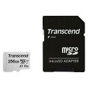 Transcend TS256GUSD300S-A microSDXCカード Class10 UHS-I U3 V30 A1 256GB (SDカード変換アダプ...