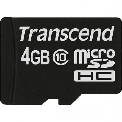 Transcend TS4GUSDC10 4GB microSDHCJ[h Class 10 (NoBox &amp; Adapter)