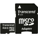 Transcend TS4GUSDHC10 microSDHCJ[h 4GB Class10 tiiSDJ[hϊA_v^tj