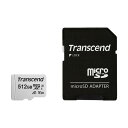 Transcend TS512GUSD300S-A microSDXCカード Class10 UHS-I U3 V30 A1 512GB (SDカード変換アダプ...