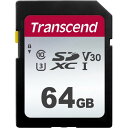 Transcend TS64GSDC300S SDXCカード Class10 UHS-I U1 V10 64GB