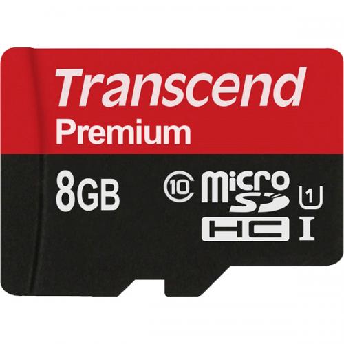 Transcend TS8GUSDCU1 8GB microSDHC Class10 UHS-IJ[h