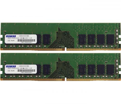 樂天商城 - ADTEC ADS2400D-E16GSBW DDR4-2400 UDIMM ECC 16GB×2枚 1Rx8