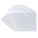 サンワサプライ FCD-PU10MWN Blu-ray・DVD・CDケース(スリムタイプ・10枚セット・ホワイト)