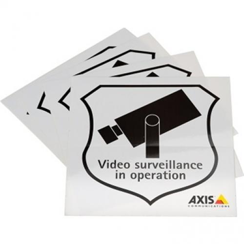 ANVX 5502-811 SURVEILLANCE STICKER ENG 10PCS