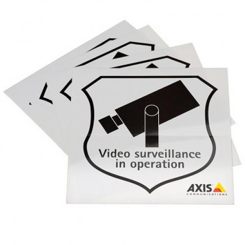  5502-821 SURVEILLANCE STICKER ENG 50PCS