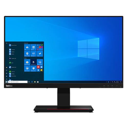 レノボ 62C5GAR1JP ThinkVision T24t-20 （23.8型/タッチパネル/1920×1080/DisplayPortx1、HDMIx1、USB Type-Cx1/スピーカーなし/黒）
