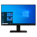 レノボ 62C5GAR1JP ThinkVision T24t-20（23.8/タッチパネル/1920×1080/DisplayPortx1 HDMIx1 USB Type-Cx1/スピーカーなし/黒）