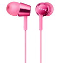 Sony MDR-EX155/PI 密閉型インナーイヤーレシーバー ピンク