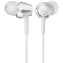 Sony MDR-EX255AP/W 密閉型インナーイヤーレシーバー ホワイト