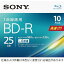 Sony 10BNR1VJPS6 ӥǥBD-R ɵ 125GB 6® ۥ磻ȥ磻ɥץ󥿥֥ 10ѥå