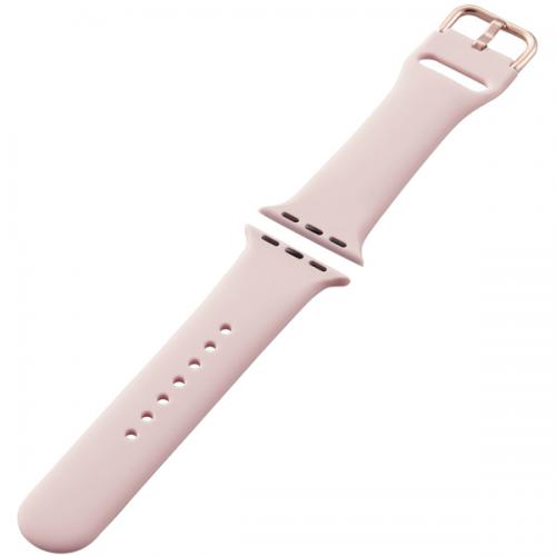 Rakuten - ELECOM AW-41BDSCGPN Apple Watch 41/40/38mm用バンド/シリコン/ニュアンスカラー/ピンク