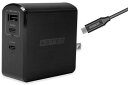 ADTEC APD-A105AC2-wC-BK Power Delivery対応 GaN AC充電器/105W/USB Type-A 1ポート Type-C 2...