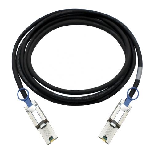 QNAP CAB-SAS30M-8088 Mini SAS ケーブル (SFF-8088) 3.0m QNAP CAB-SAS30M-8088 Mini SAS ケーブル (SFF-8088) 3.0m