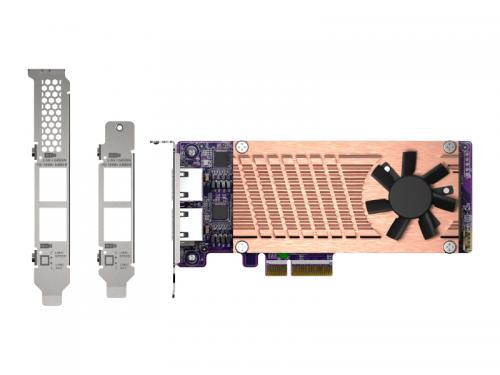 QNAP QM2-2P2G2T 2 x M.2 PCIe SSD + 2ポート 2.