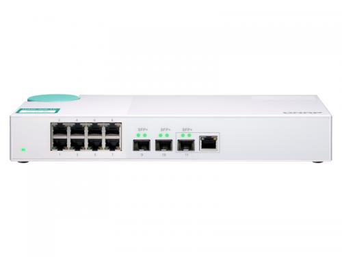 Rakuten - QNAP QSW-308-1C QSW-308-1C アンマネージドスイッチ (3ポート 10GbE + 8ポート 1GbE)